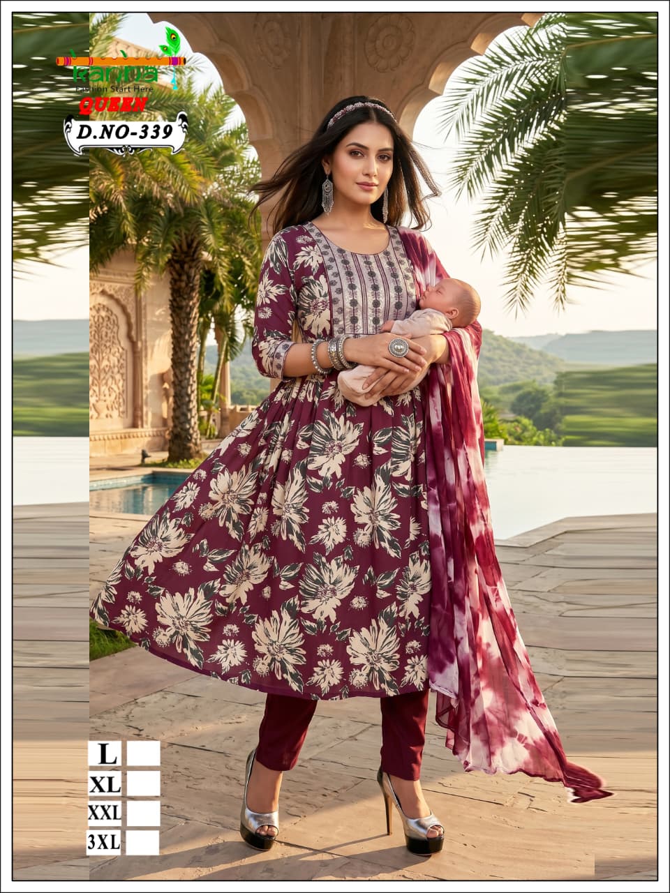 Queen 2706 Kanha Liva Reyon Feeding Readymade Suit Manufacturer India