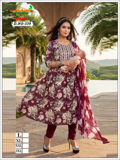 Queen 2706 Kanha Liva Reyon Feeding Readymade Suit Manufacturer India