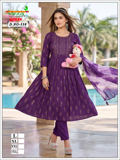 Queen 2706 Kanha Liva Reyon Feeding Readymade Suit Manufacturer India