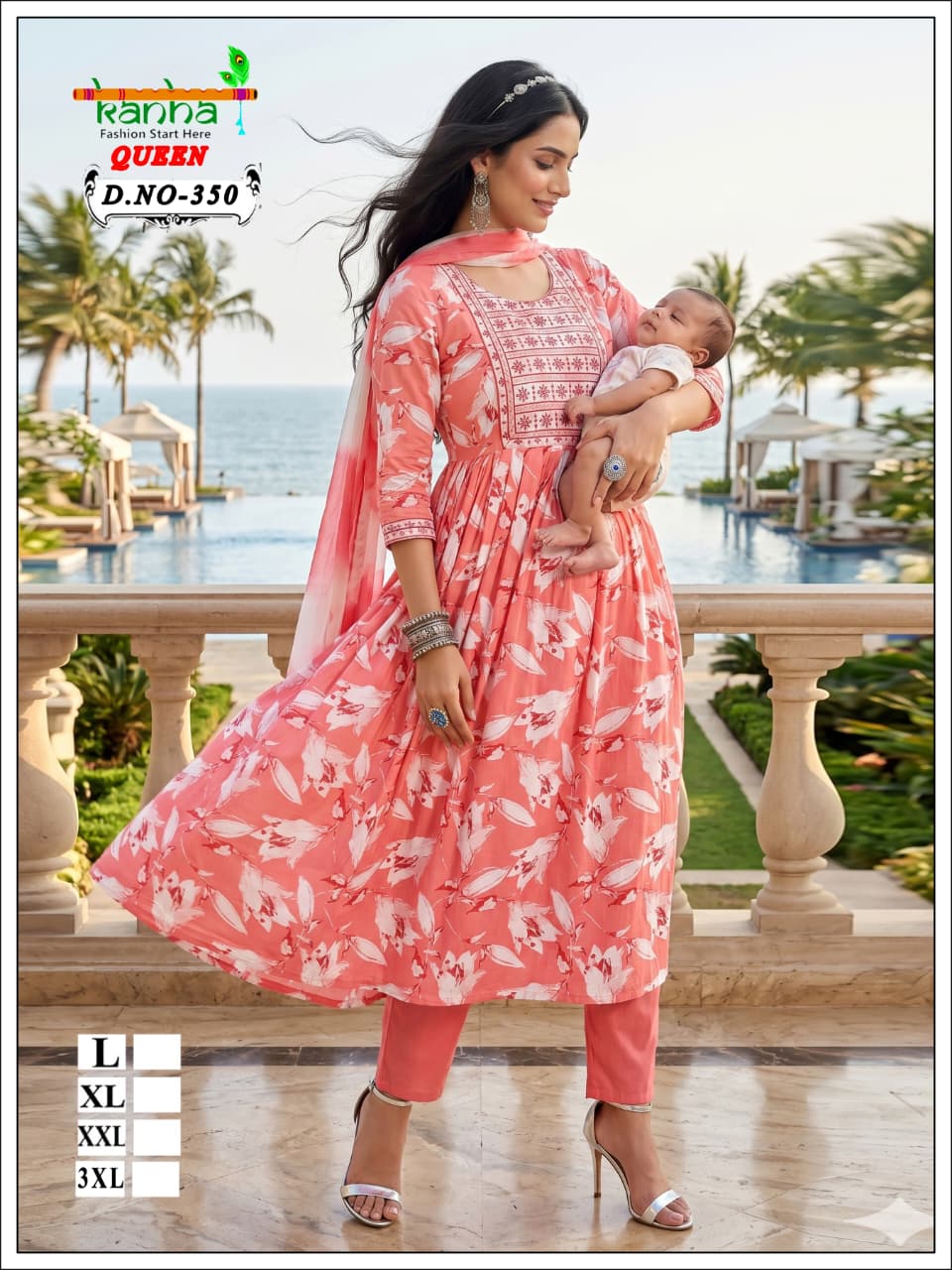 Queen 2706 Kanha Liva Reyon Feeding Readymade Suit Manufacturer India