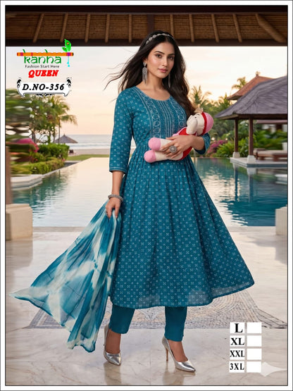 Queen 2706 Kanha Liva Reyon Feeding Readymade Suit Manufacturer India