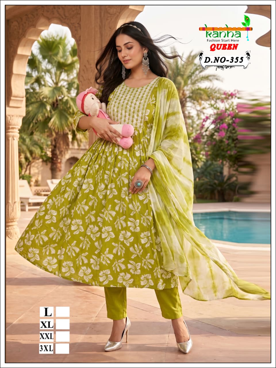Queen 2706 Kanha Liva Reyon Feeding Readymade Suit Manufacturer India