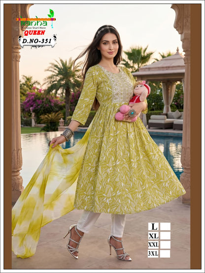 Queen 2706 Kanha Liva Reyon Feeding Readymade Suit Manufacturer India