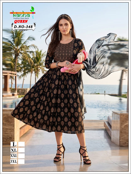 Queen 2706 Kanha Liva Reyon Feeding Readymade Suit Manufacturer India