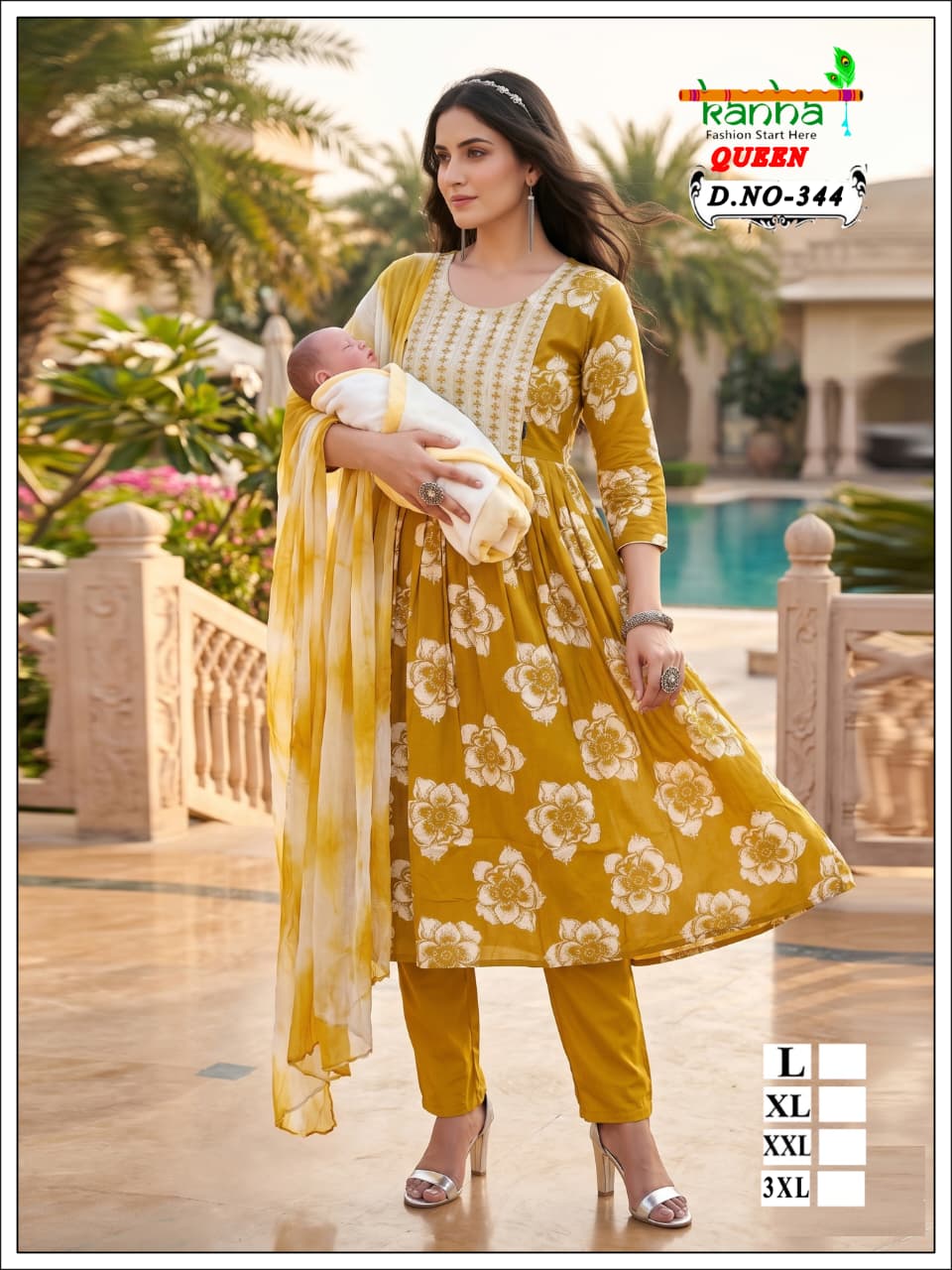 Queen 2706 Kanha Liva Reyon Feeding Readymade Suit Manufacturer India