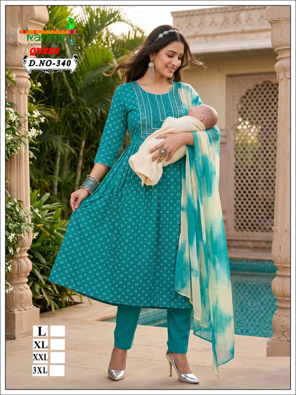 Queen 2706 Kanha Liva Reyon Feeding Readymade Suit Manufacturer India