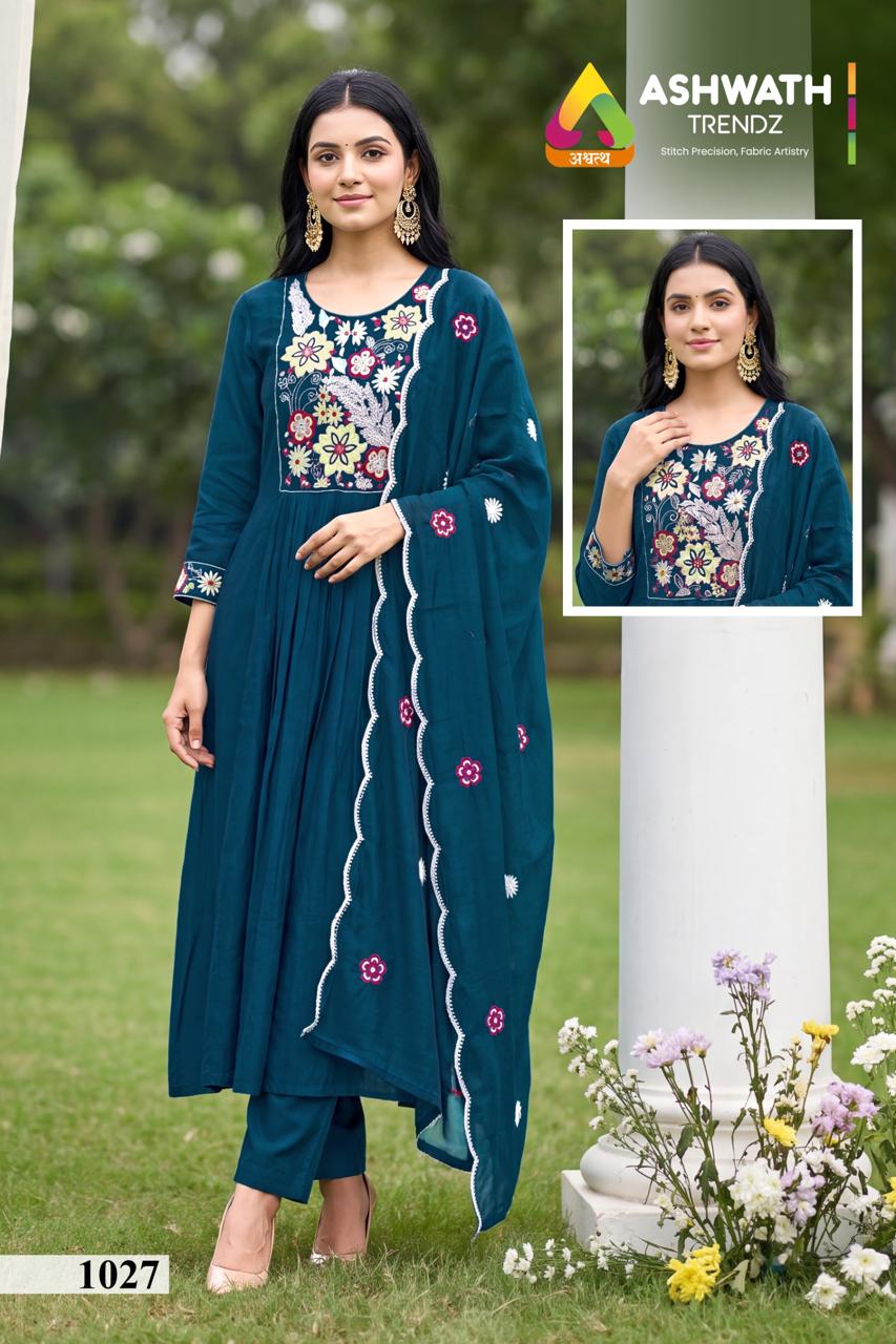 Queen Ashwath Mul Readymade Pant Style Suits Wholesale Rate