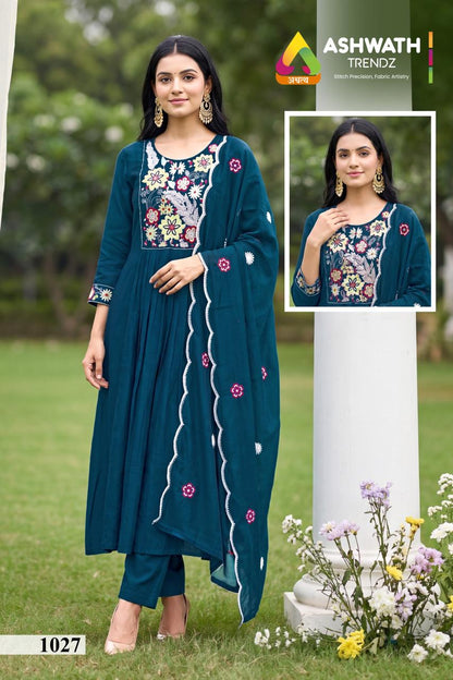 Queen Ashwath Mul Readymade Pant Style Suits Wholesale Rate