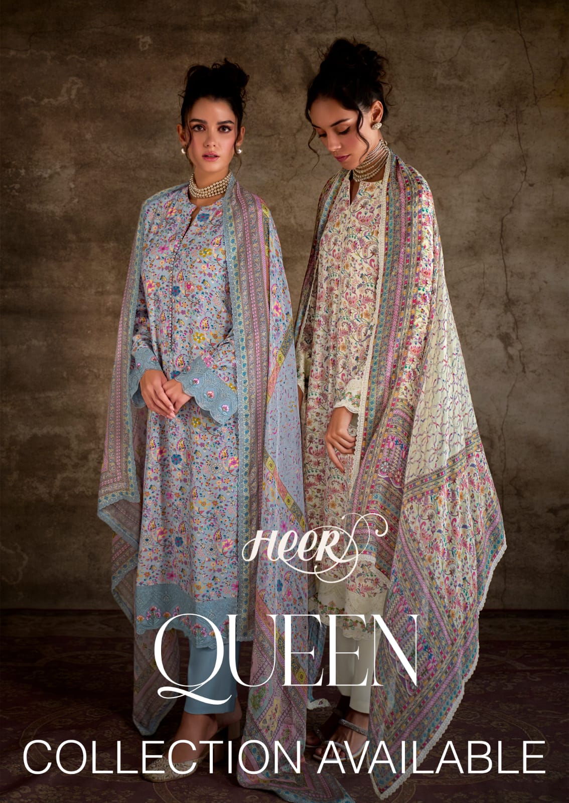 Queen Heer Pashmina Suits Manufacturer Gujarat