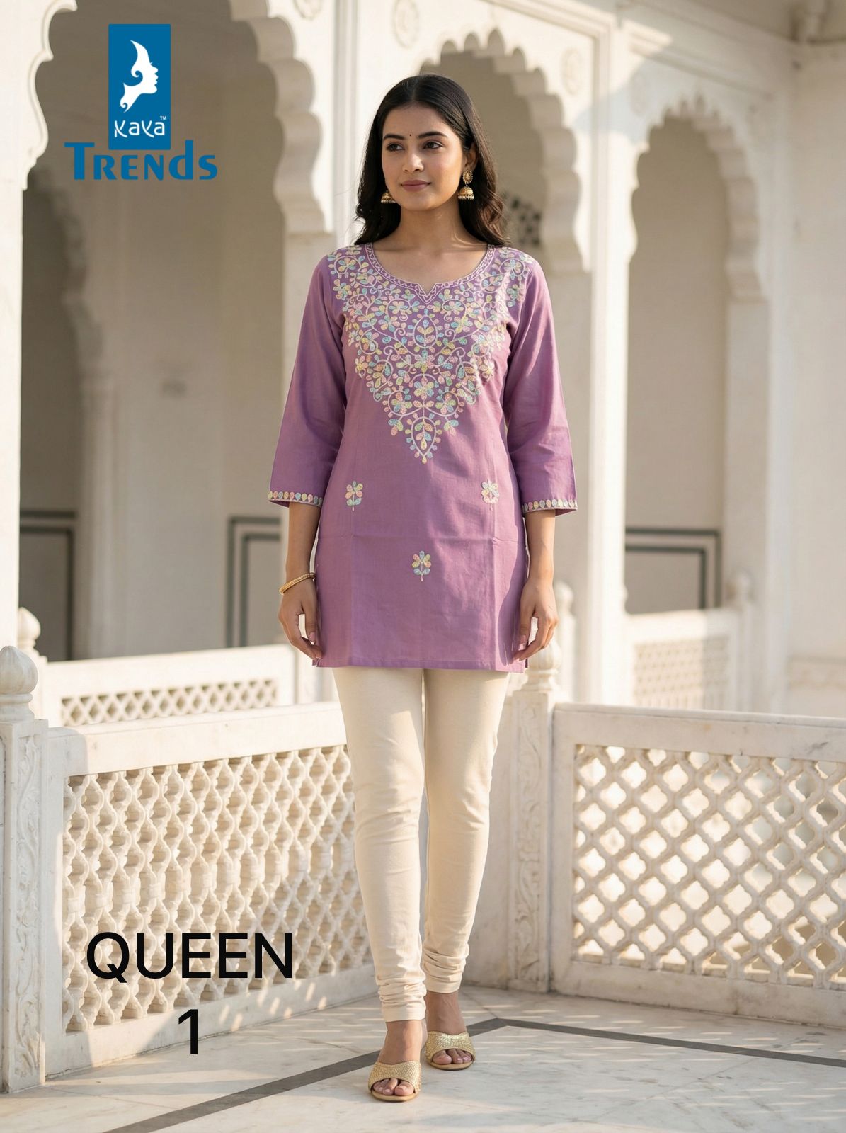 Queen Kaya Trends Rayon Short Kurtis Exporter