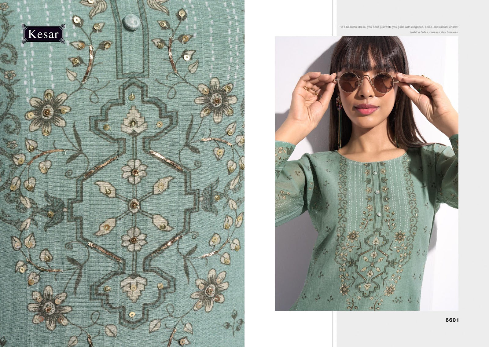 Queen Kesar Mal Karachi Salwar Suits Exporter India