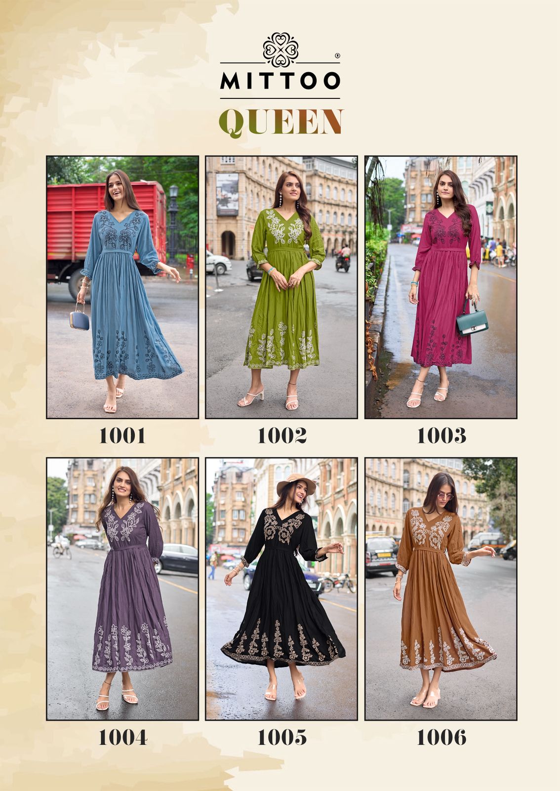 Queen Mittoo Rayon One Piece Wholesaler India