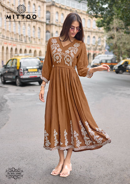 Queen Mittoo Rayon One Piece Wholesaler India