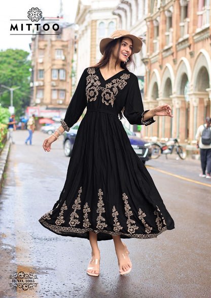 Queen Mittoo Rayon One Piece Wholesaler India