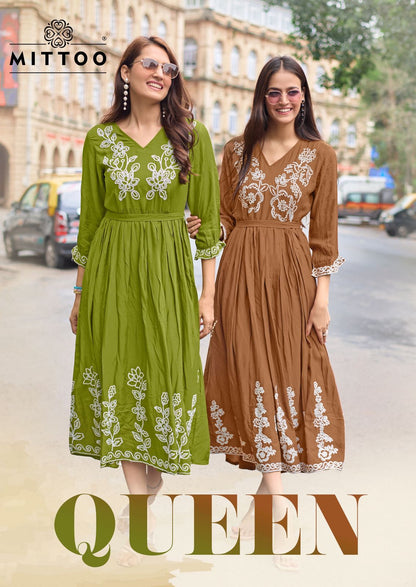 Queen Mittoo Rayon One Piece Wholesaler India