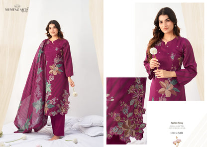 Queen Mumtaz Arts Viscose Muslin Karachi Salwar Suits Wholesaler