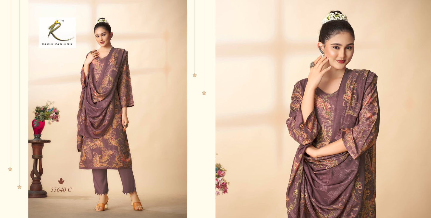 Queen Of Paisely Rakhi Fashion Pure Viscose Pant Style Suits Manufacturer