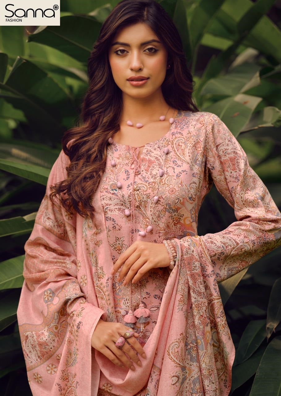 Queen Pink Sanna Fashion Jam Cotton Pant Style Suits Wholesaler Gujarat