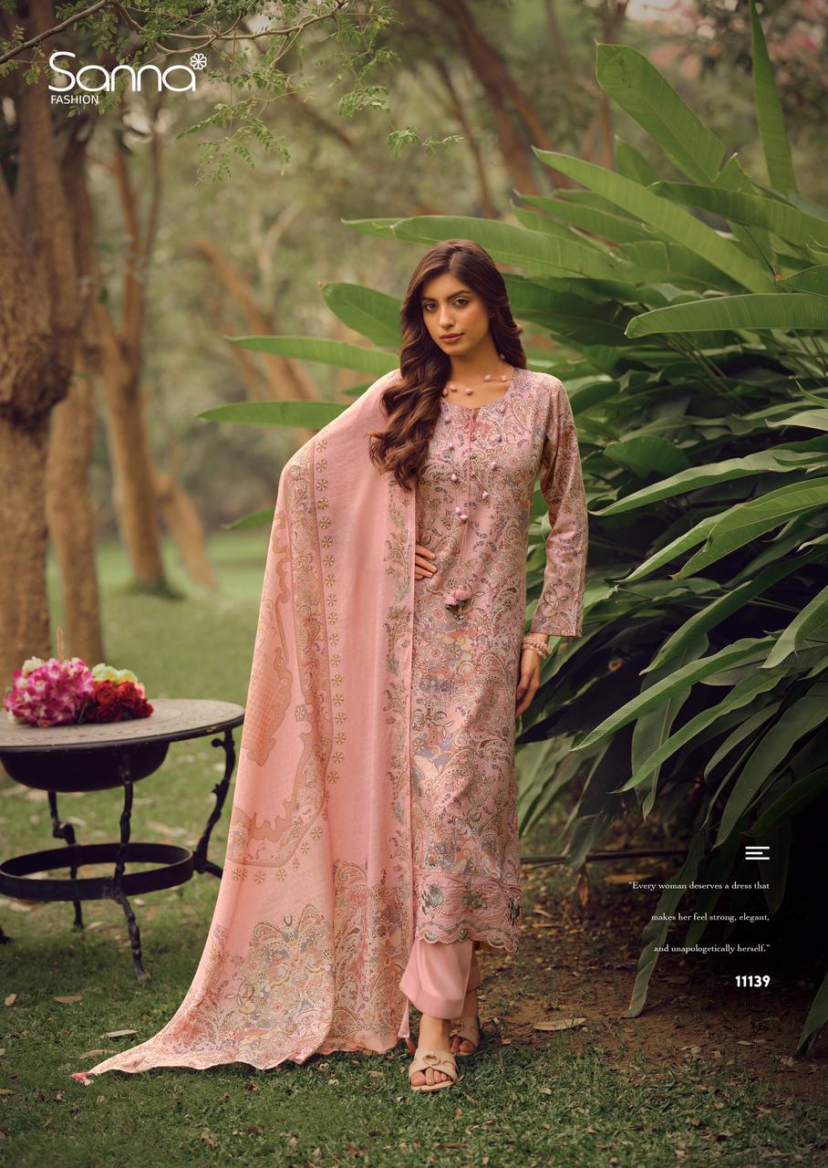 Queen Pink Sanna Fashion Jam Cotton Pant Style Suits Wholesaler Gujarat