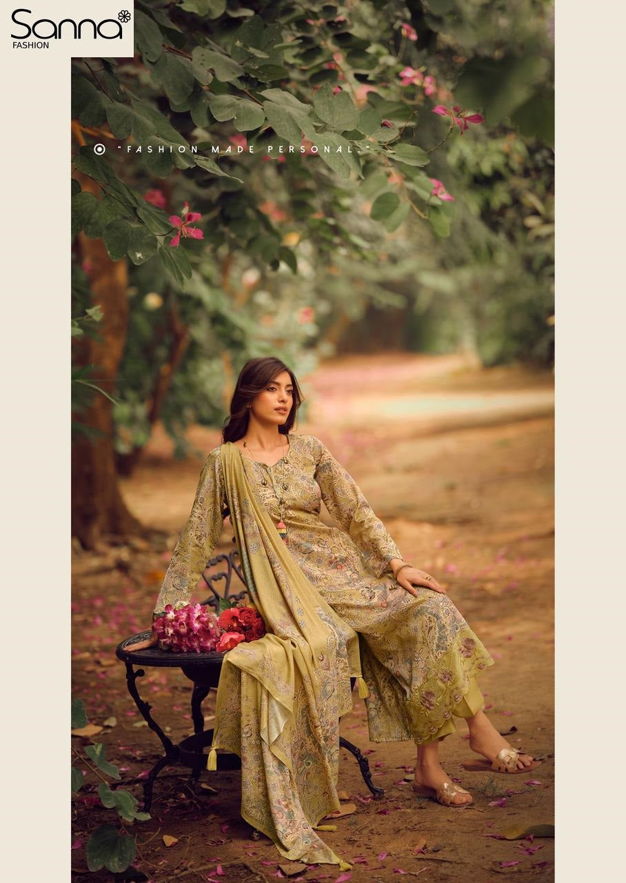 Queen Pink Sanna Fashion Jam Cotton Pant Style Suits Wholesaler Gujarat