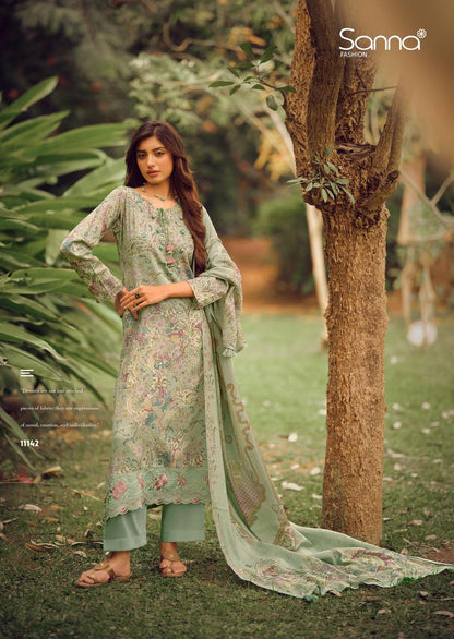 Queen Pink Sanna Fashion Jam Cotton Pant Style Suits Wholesaler Gujarat