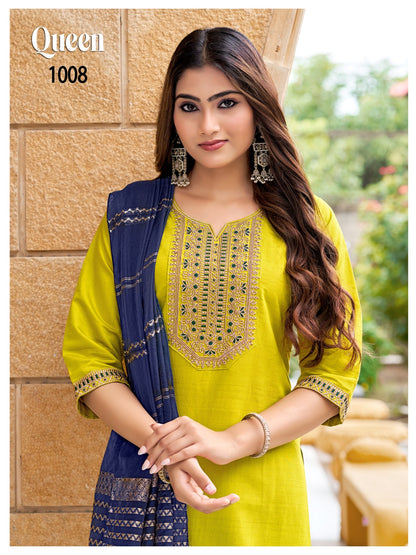 Queen Plus Size Banwery Vertican Readymade Patiyala Suits Supplier Ahmedabad