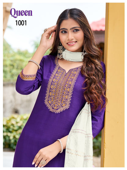 Queen Plus Size Banwery Vertican Readymade Patiyala Suits Supplier Ahmedabad