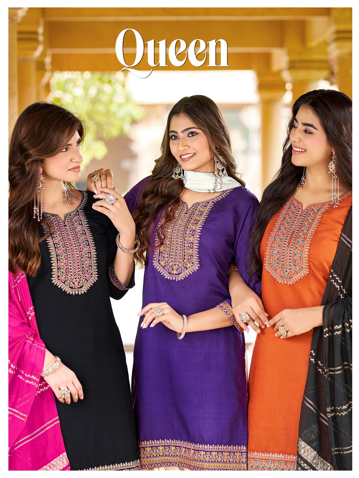 Queen Plus Size Banwery Vertican Readymade Patiyala Suits Supplier Ahmedabad