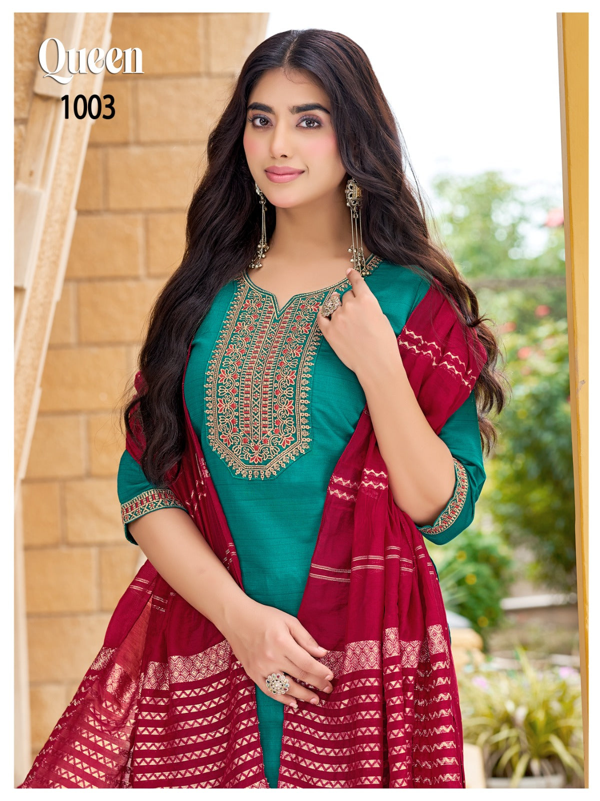 Queen Plus Size Banwery Vertican Readymade Patiyala Suits Supplier Ahmedabad