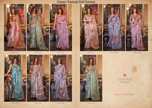 Queen Sasural Weaving Sarees Wholesaler Gujarat
