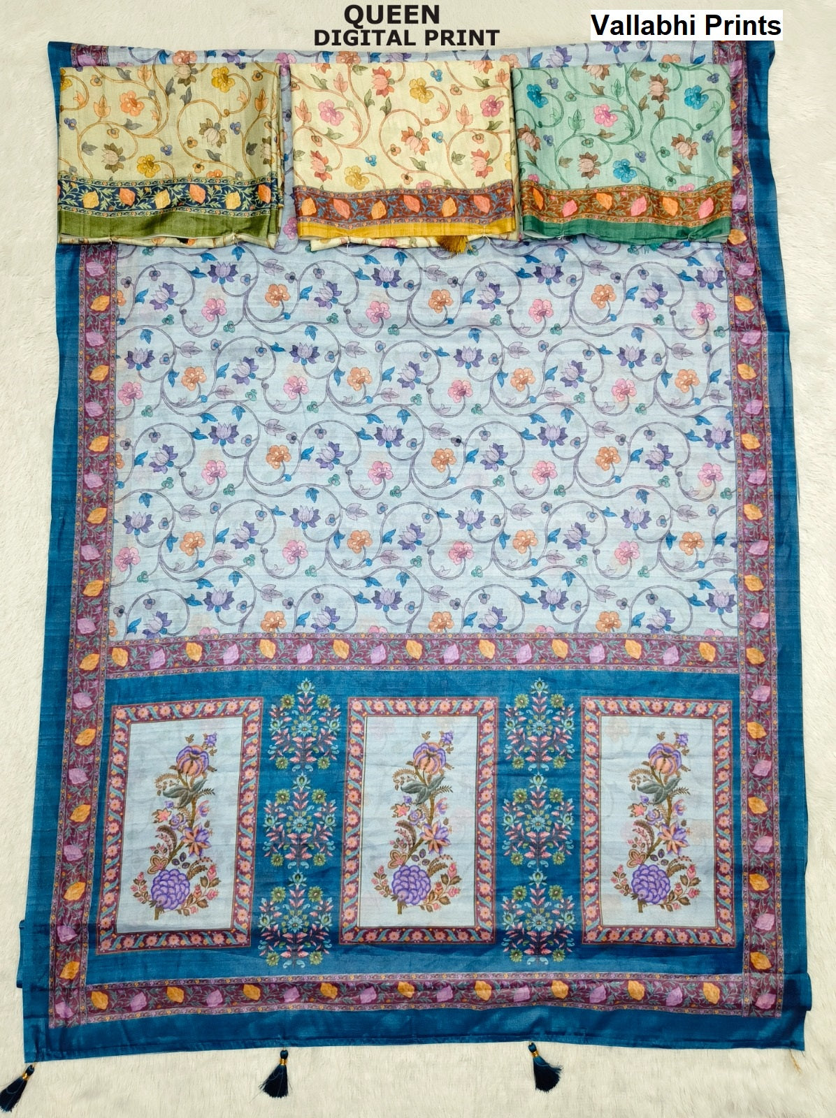Queen Vallabhi Prints Sarees Wholesale