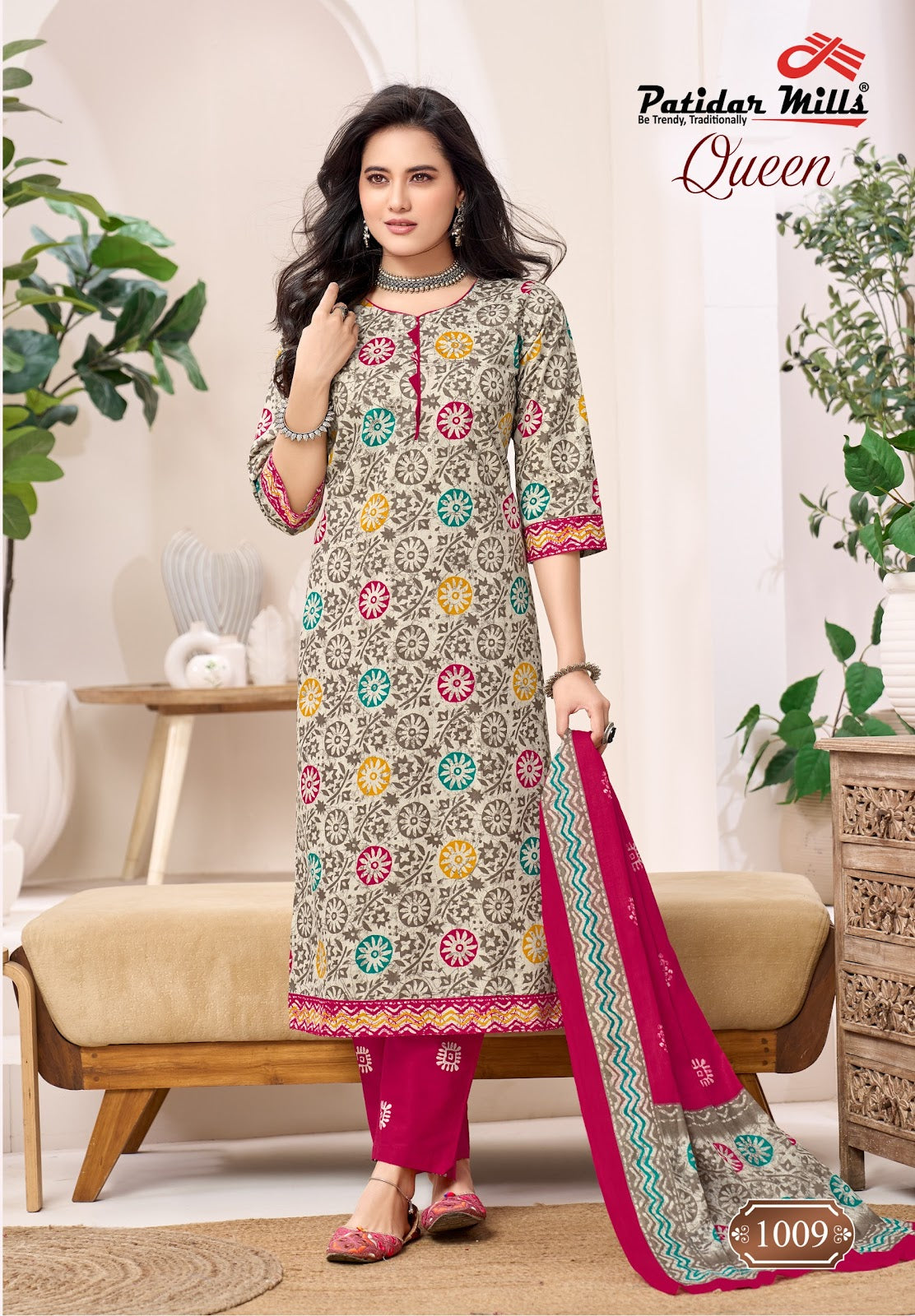Queen Vol 1 Patidar Mills Readymade Cotton Pant Suits Manufacturer Ahmedabad