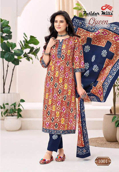 Queen Vol 1 Patidar Mills Readymade Cotton Pant Suits Manufacturer Ahmedabad