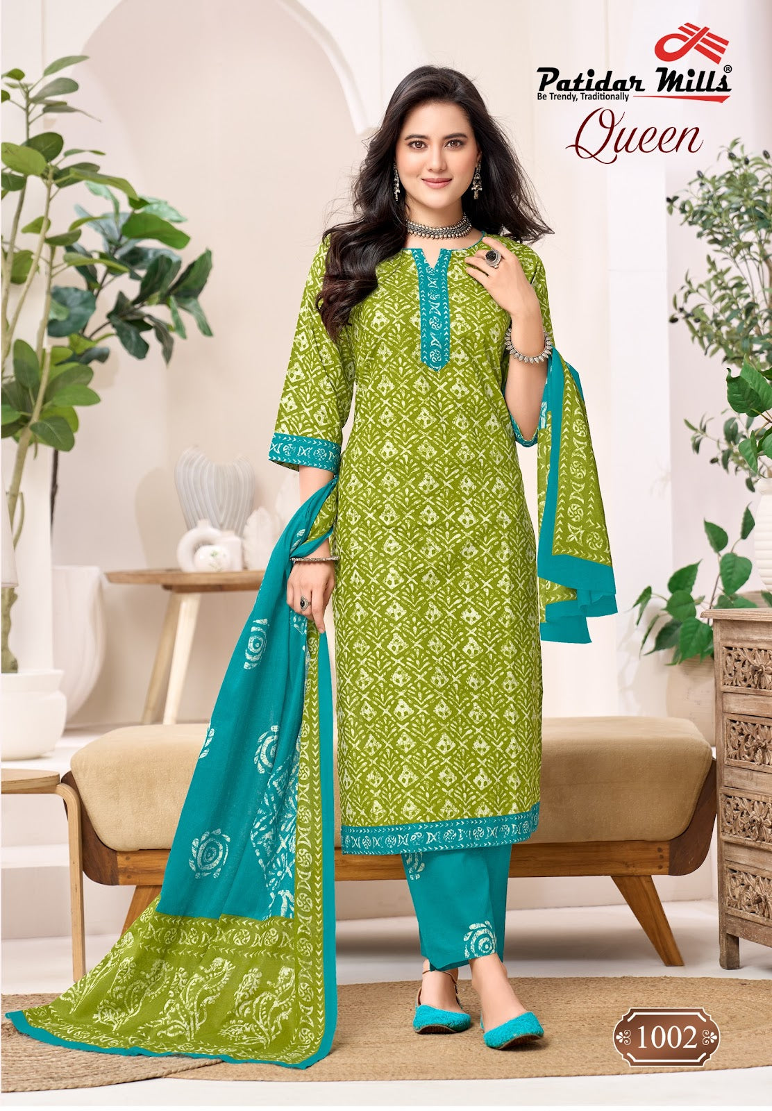 Queen Vol 1 Patidar Mills Readymade Cotton Pant Suits Manufacturer Ahmedabad