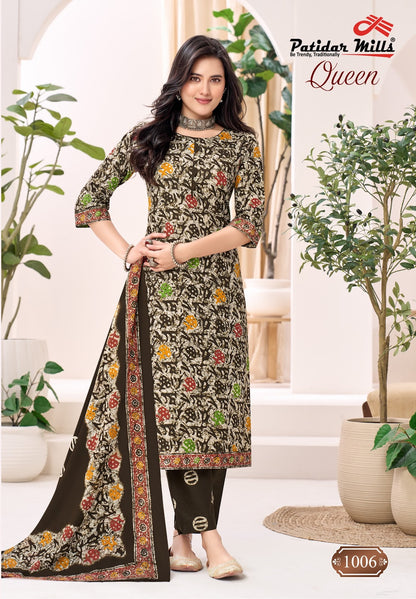 Queen Vol 1 Patidar Mills Readymade Cotton Pant Suits Manufacturer Ahmedabad