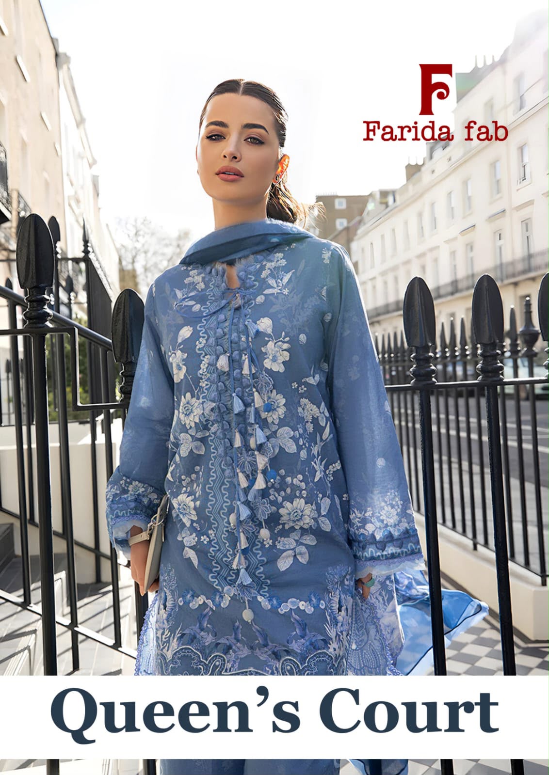 Queens Court Farida Fab Mix Cotton Karachi Salwar Suits Manufacturer Gujarat