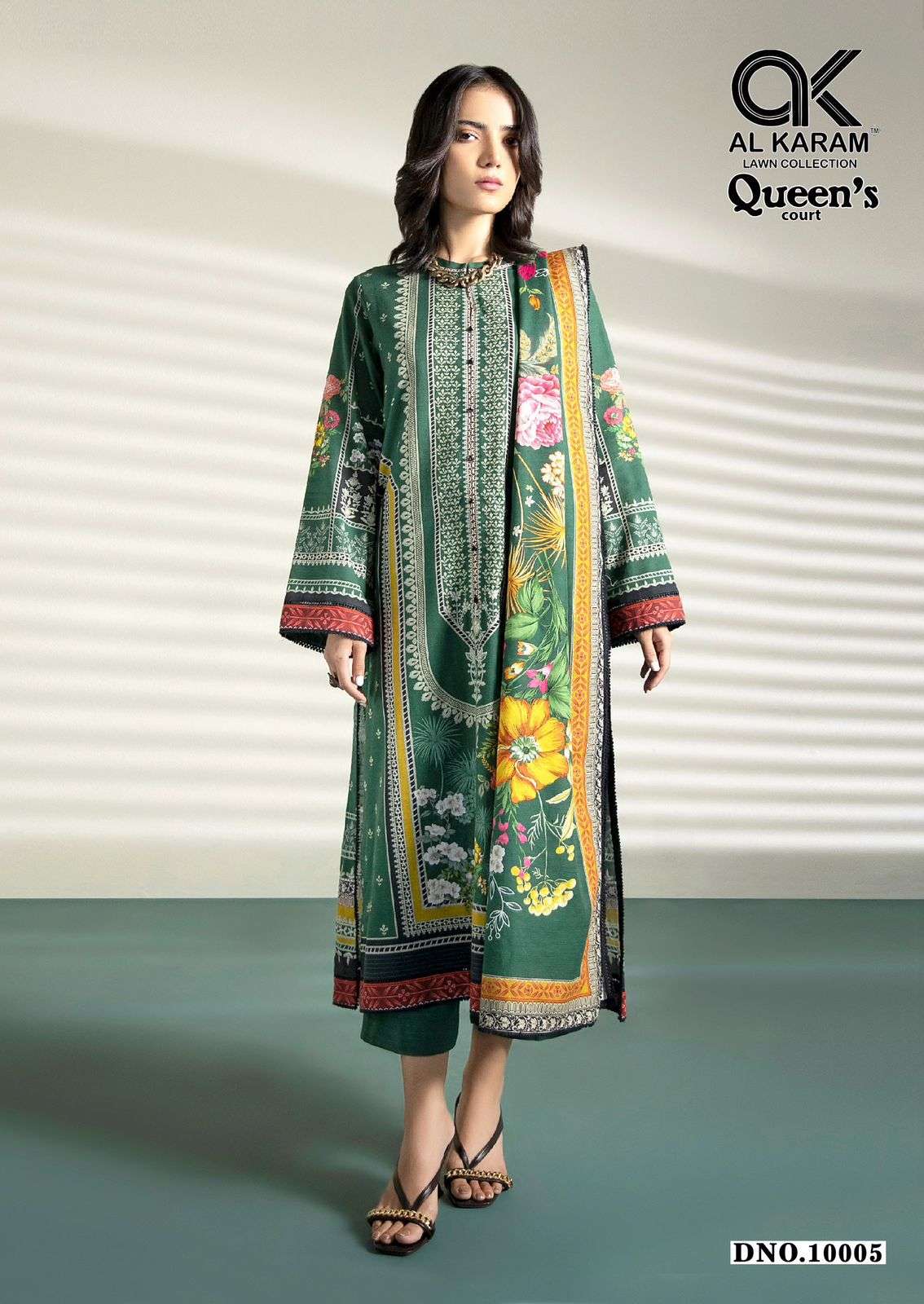 Queens Court Vol 10 Al Karam Cotton Karachi Readymade Suits Wholesaler Gujarat