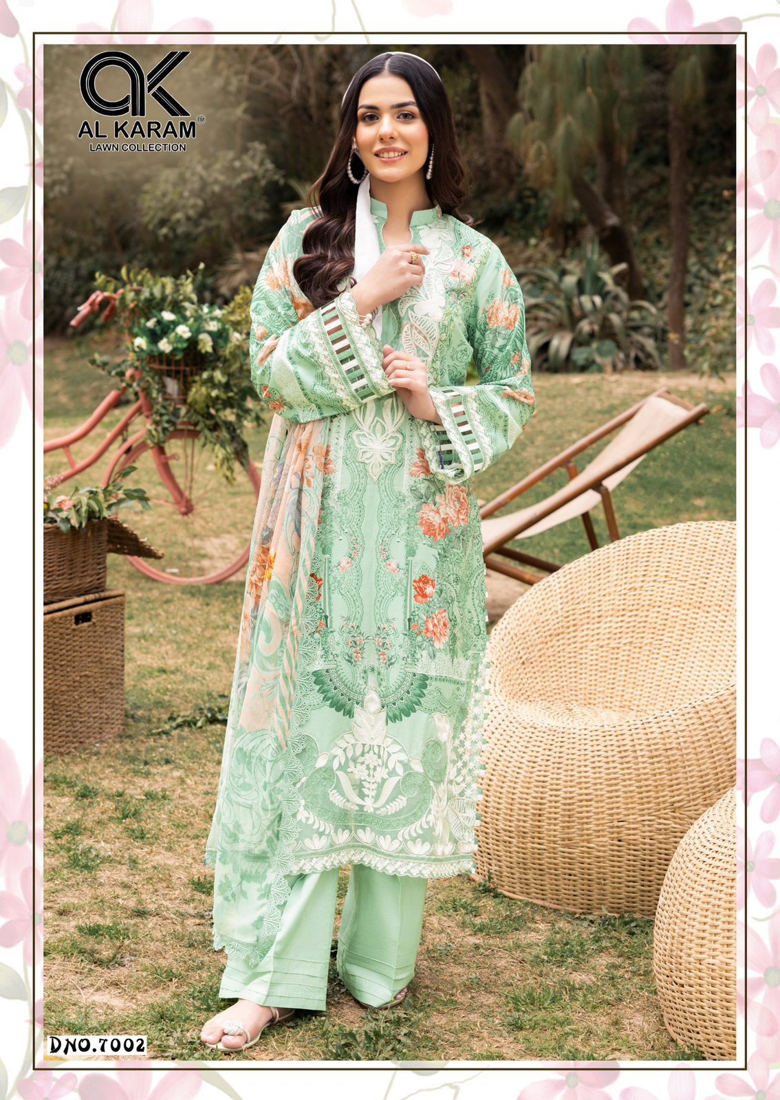 Queens Court Vol 7 Al Karam Cambric Karachi Salwar Suits Manufacturer Gujarat