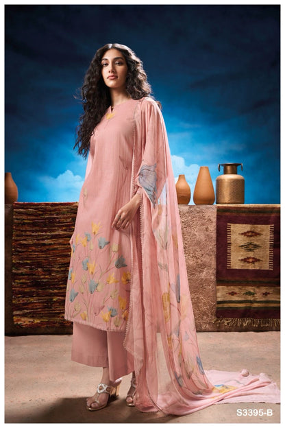 Quinlyn 3395 Ganga Pure Viscose Pant Style Suits Wholesaler Gujarat