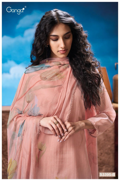 Quinlyn 3395 Ganga Pure Viscose Pant Style Suits Wholesaler Gujarat