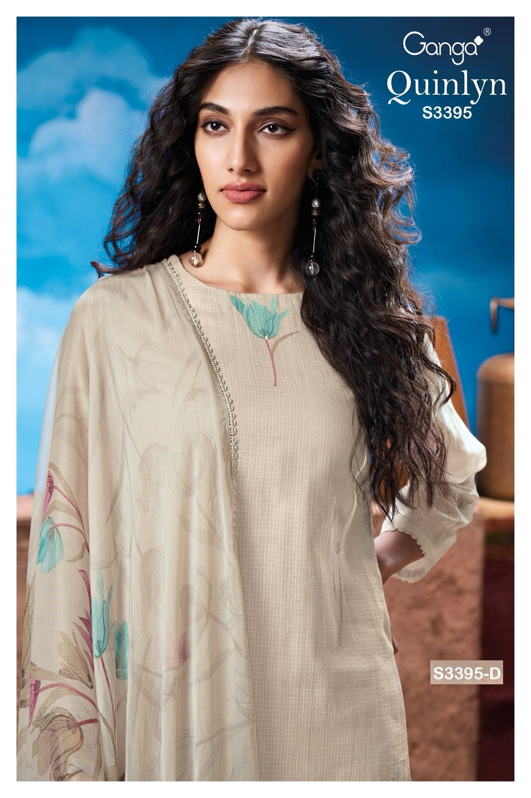 Quinlyn 3395 Ganga Pure Viscose Pant Style Suits Wholesaler Gujarat