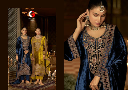 Qurb Gull Jee Velvet Suits Supplier India