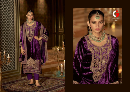 Qurb Gull Jee Velvet Suits Supplier India