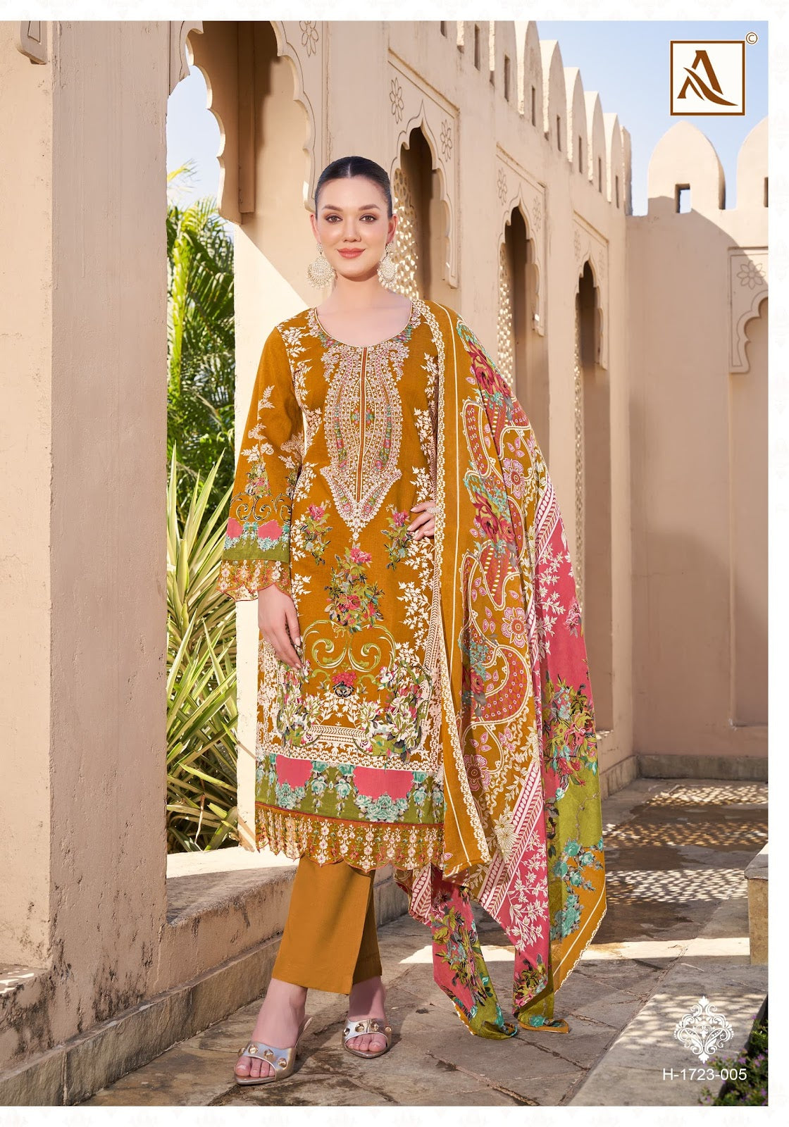 Qurbat Edition 17 Alok Cotton Karachi Salwar Suits Manufacturer Ahmedabad