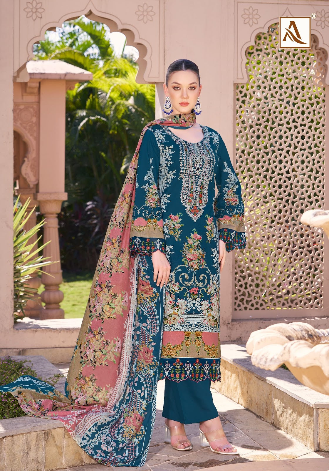 Qurbat Edition 17 Alok Cotton Karachi Salwar Suits Manufacturer Ahmedabad