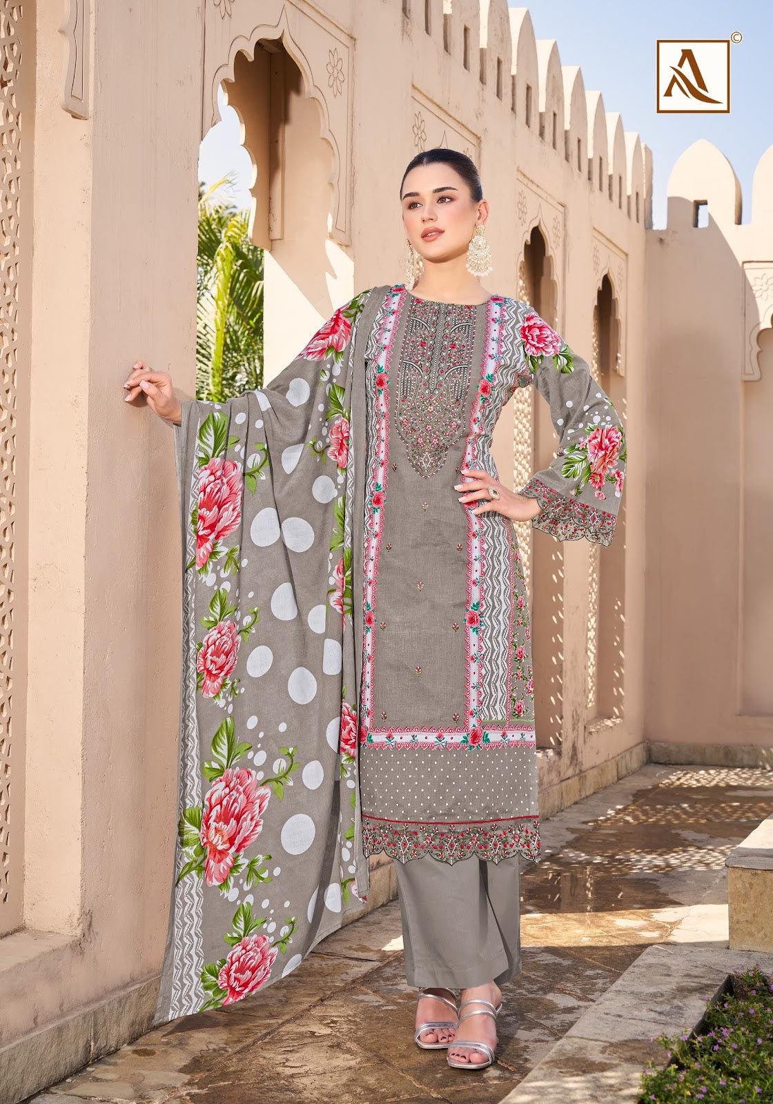 Qurbat Edition 17 Alok Cotton Karachi Salwar Suits Manufacturer Ahmedabad