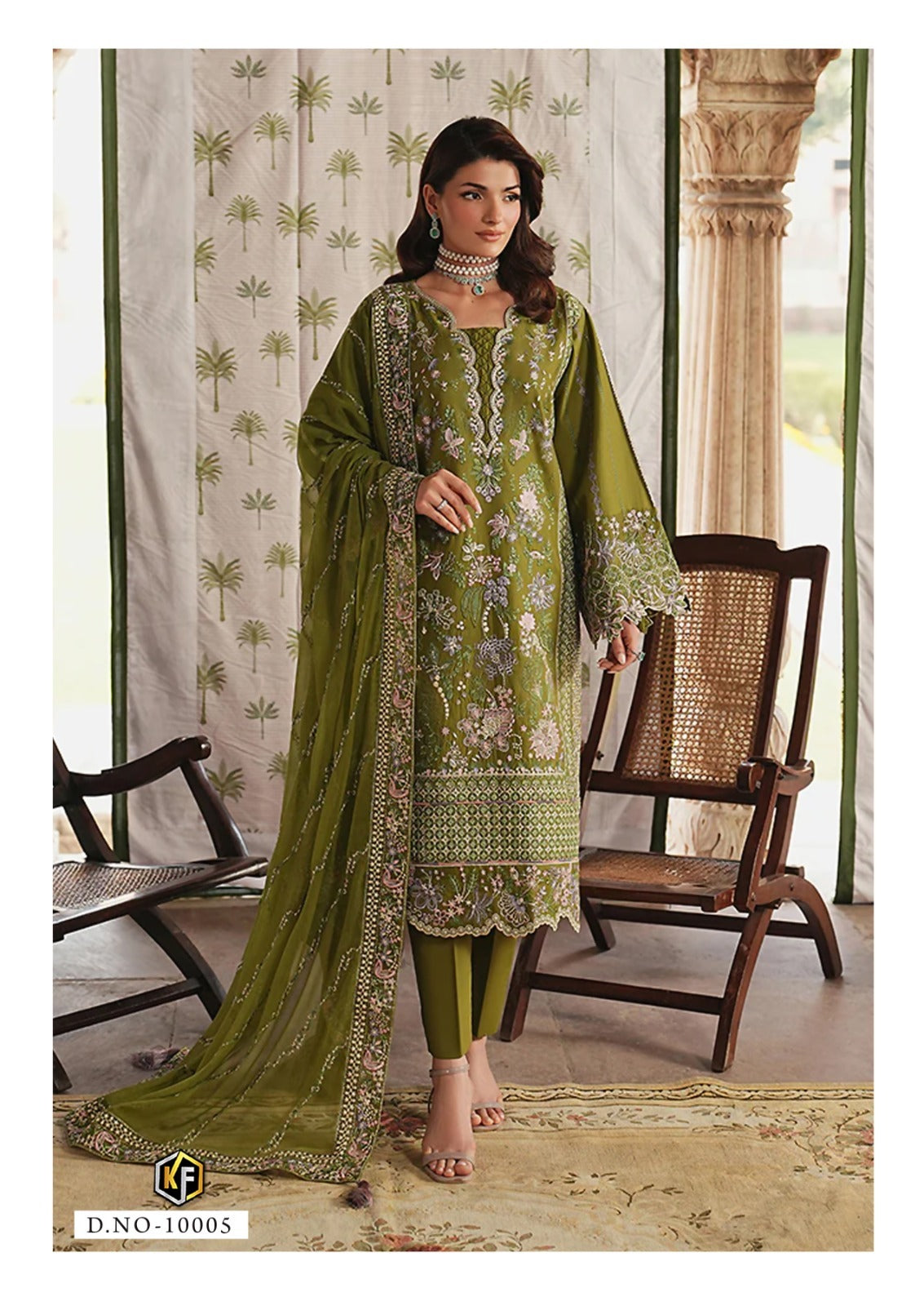 Qurbat Nx Vol 10 Keval Fab Mix Cotton Karachi Salwar Suits Exporter Gujarat