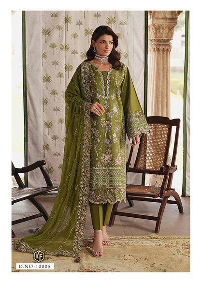 Qurbat Nx Vol 10 Keval Fab Mix Cotton Karachi Salwar Suits Exporter Gujarat
