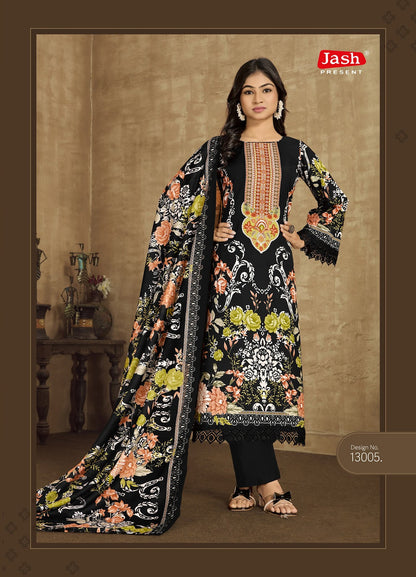 Qurbat Vol 13 Jash Cotton Karachi Salwar Suits Wholesale Rate