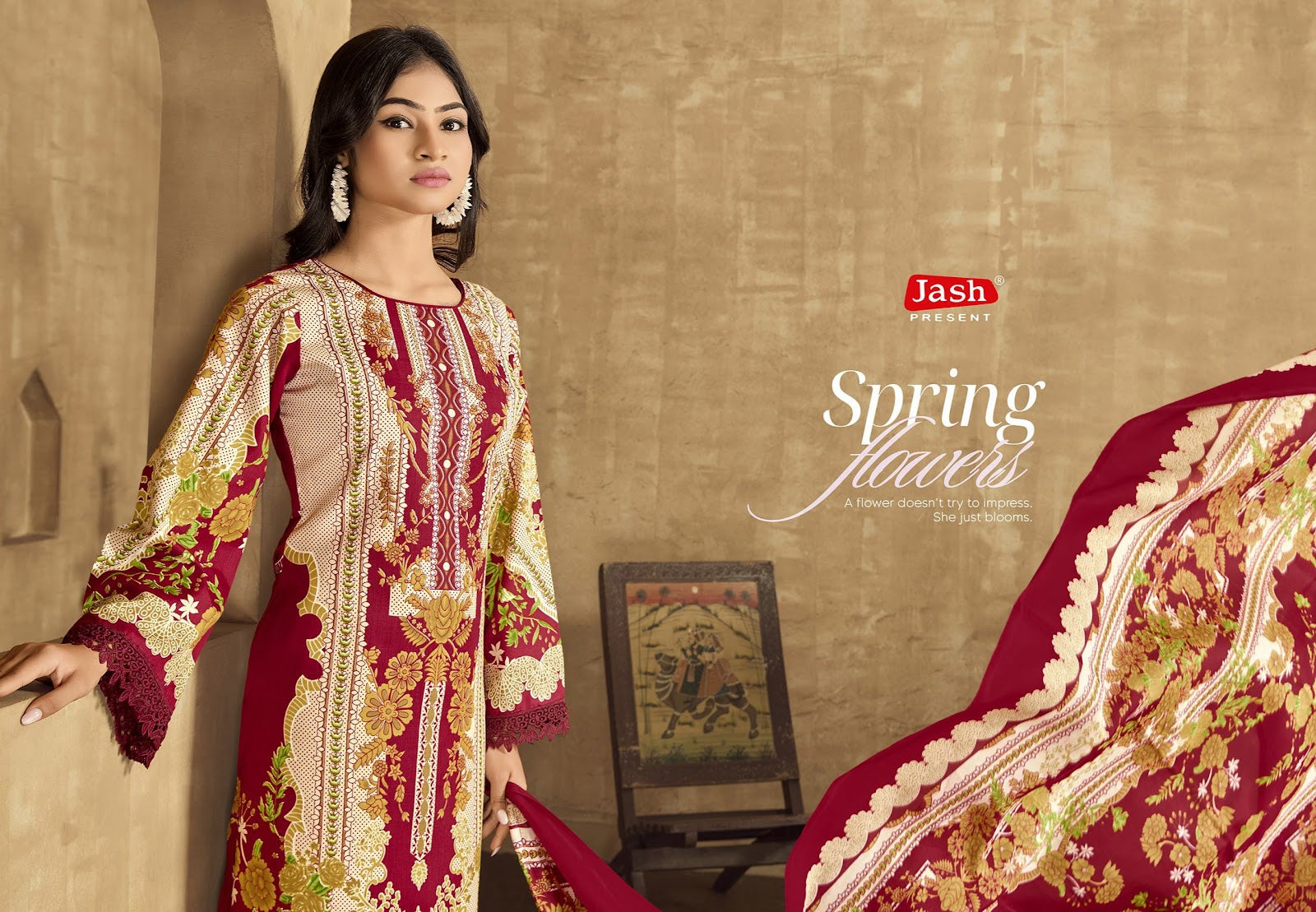 Qurbat Vol 13 Jash Cotton Karachi Salwar Suits Wholesale Rate